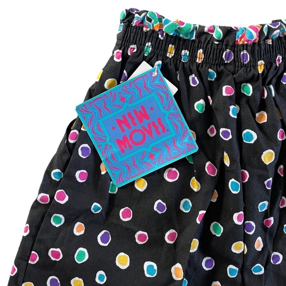 Retro New Moves Multicolored Dotted Shorts - Picture 6 of 7